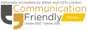 Communication Friendly Primary October 2022-October 2025 award logo
