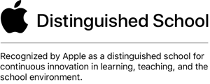 Apple Distinguished School award logo