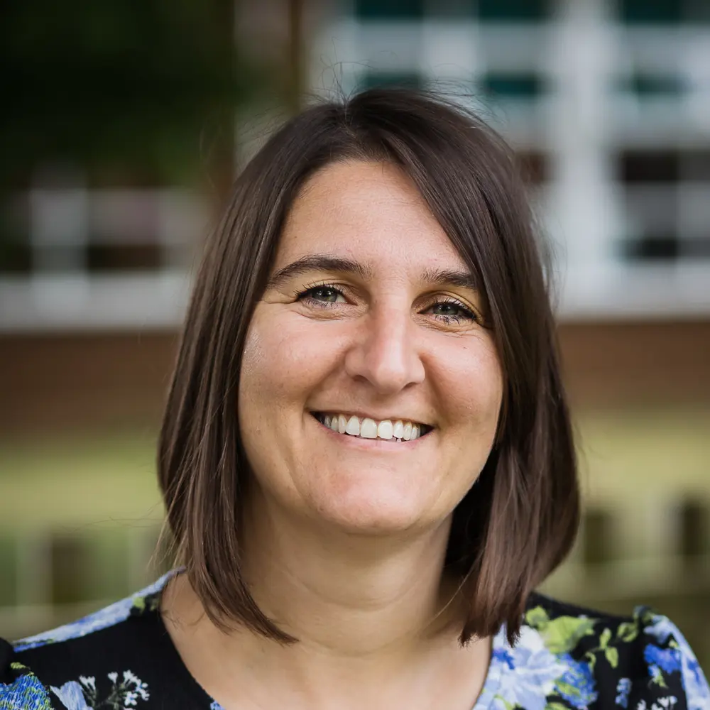Kerri Louca-Weston, Head Teacher at Avon Park School smiling at the camera