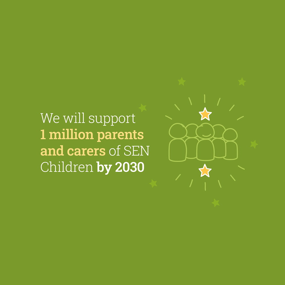 We will support 1 million parents and carers of SEN children by 2030
