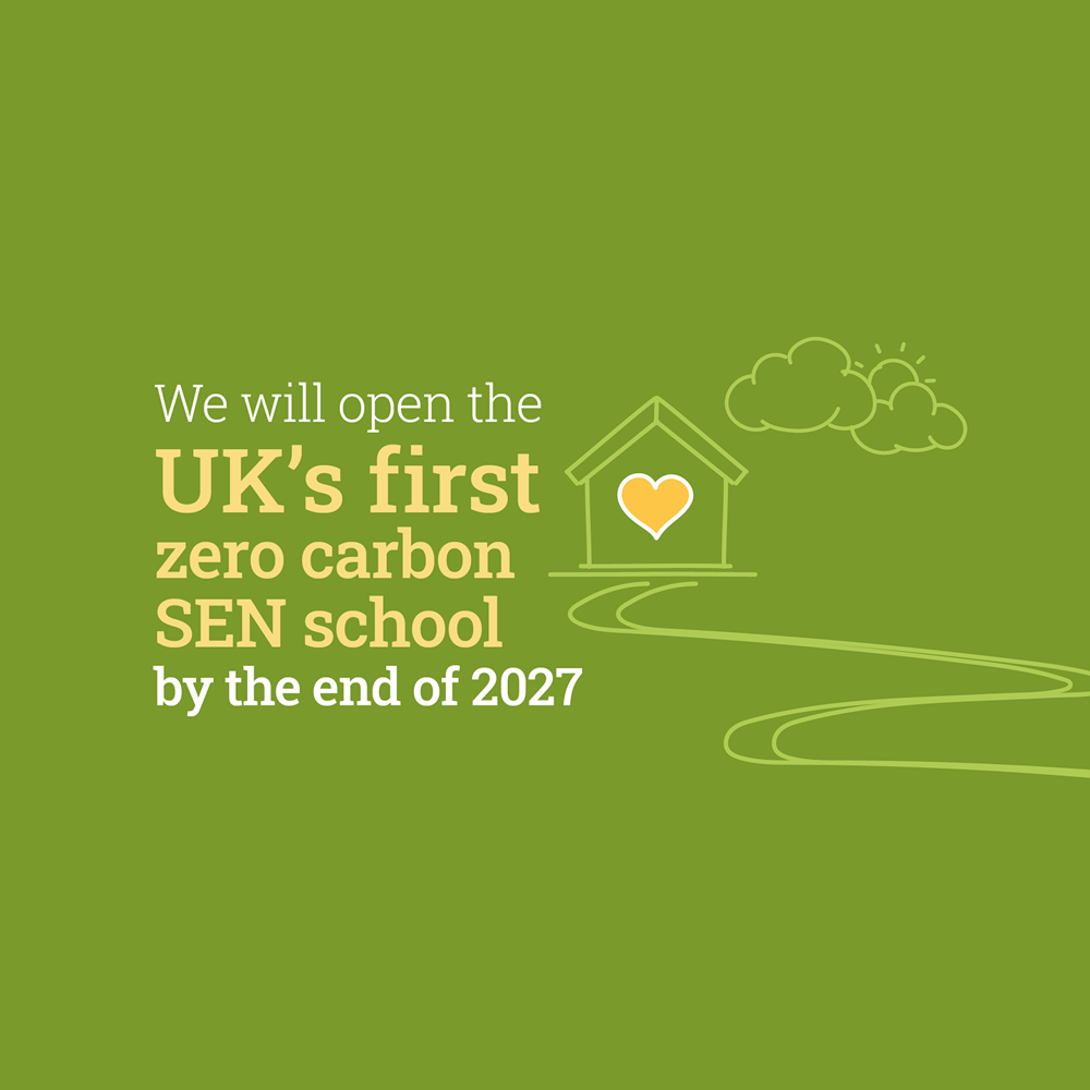 We will open the UK's first zero carbon SEN school by the end of 2027